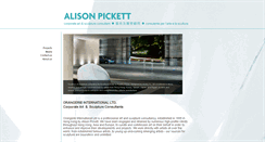 Desktop Screenshot of alisonpickett.com